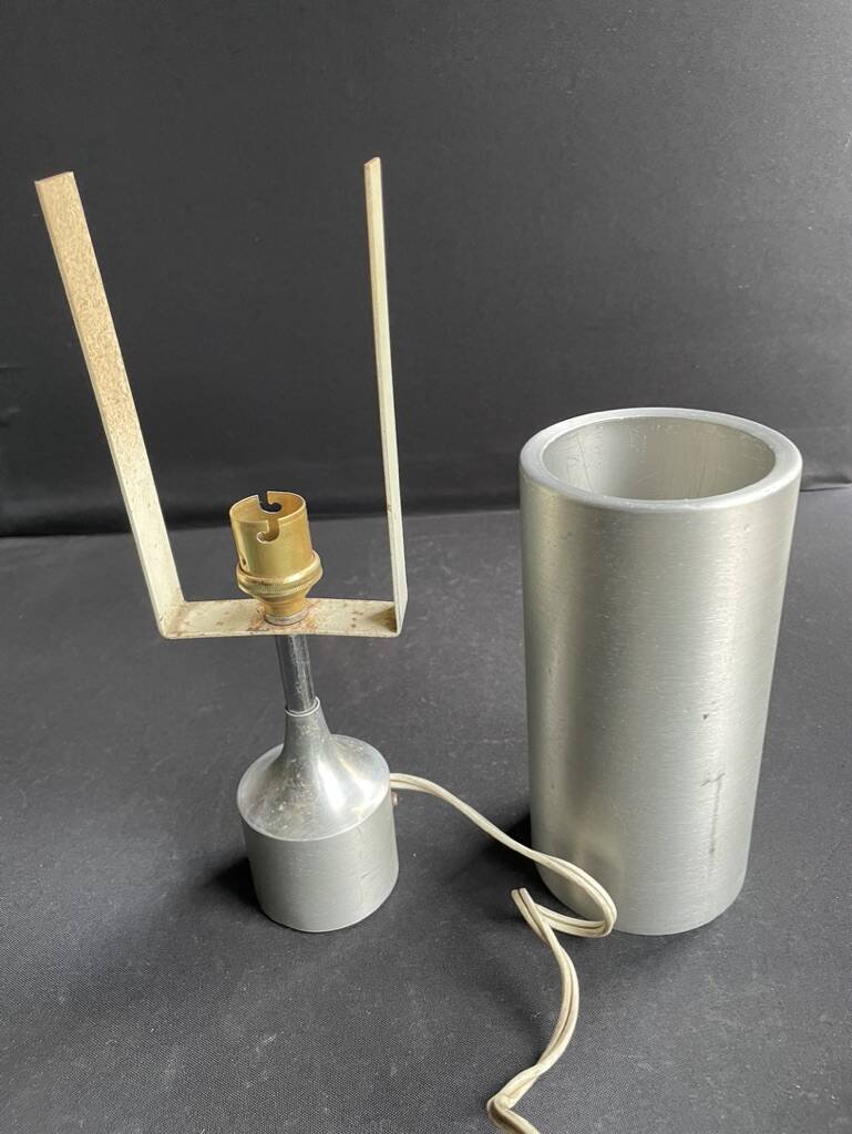 Table lamp 1970 – Brushed aluminum