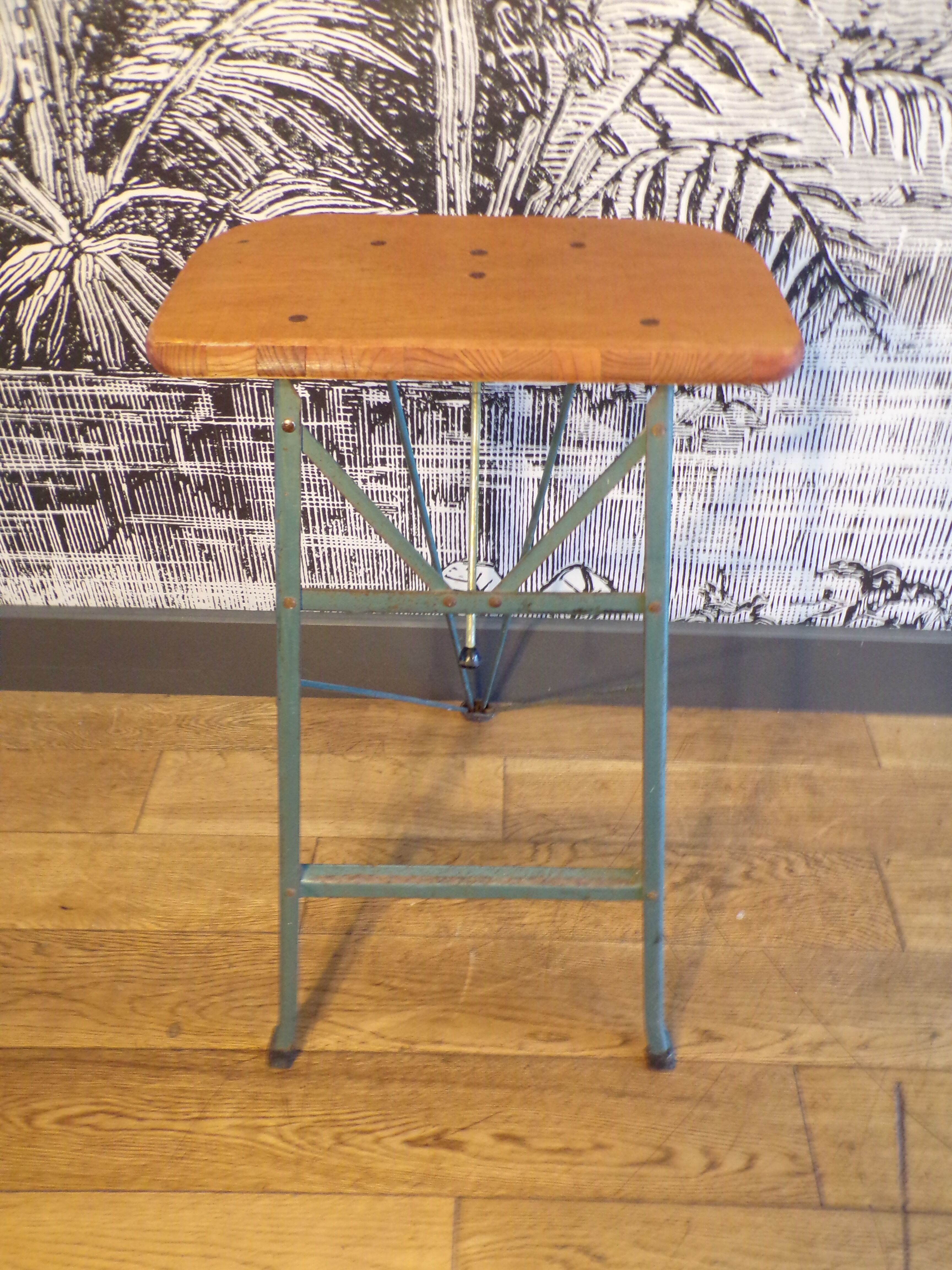 Vintage dragonfly folding stool