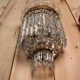 Pair of crystal sconces from the house baccarat, crinoline model