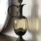 Aiguière étain et verre soufflé XIX style renaissance