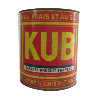 Round box in painted sheet metal KUB