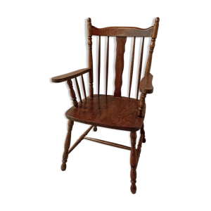 Fauteuil bois style Windsor