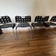 Set of 4 Black Omstak Chairs by Rodney Kinsman for Bieffeplast