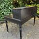 Flat desk louis philippe style in blackened pear tree