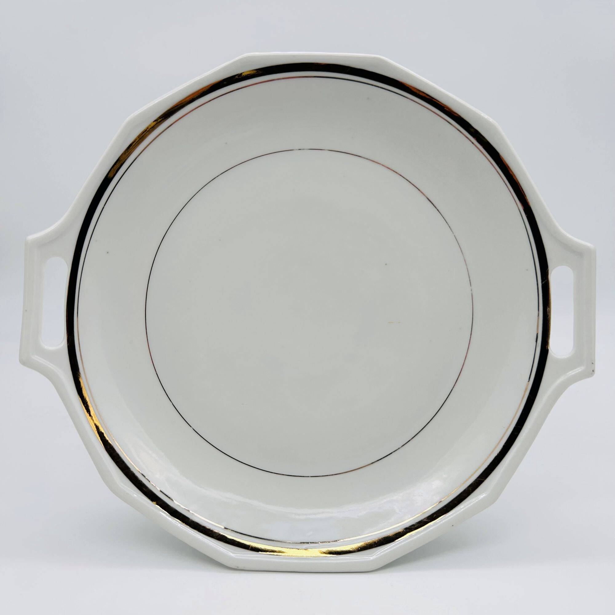 6 dessert plates and the serving dish, Philippon & Bruchet.