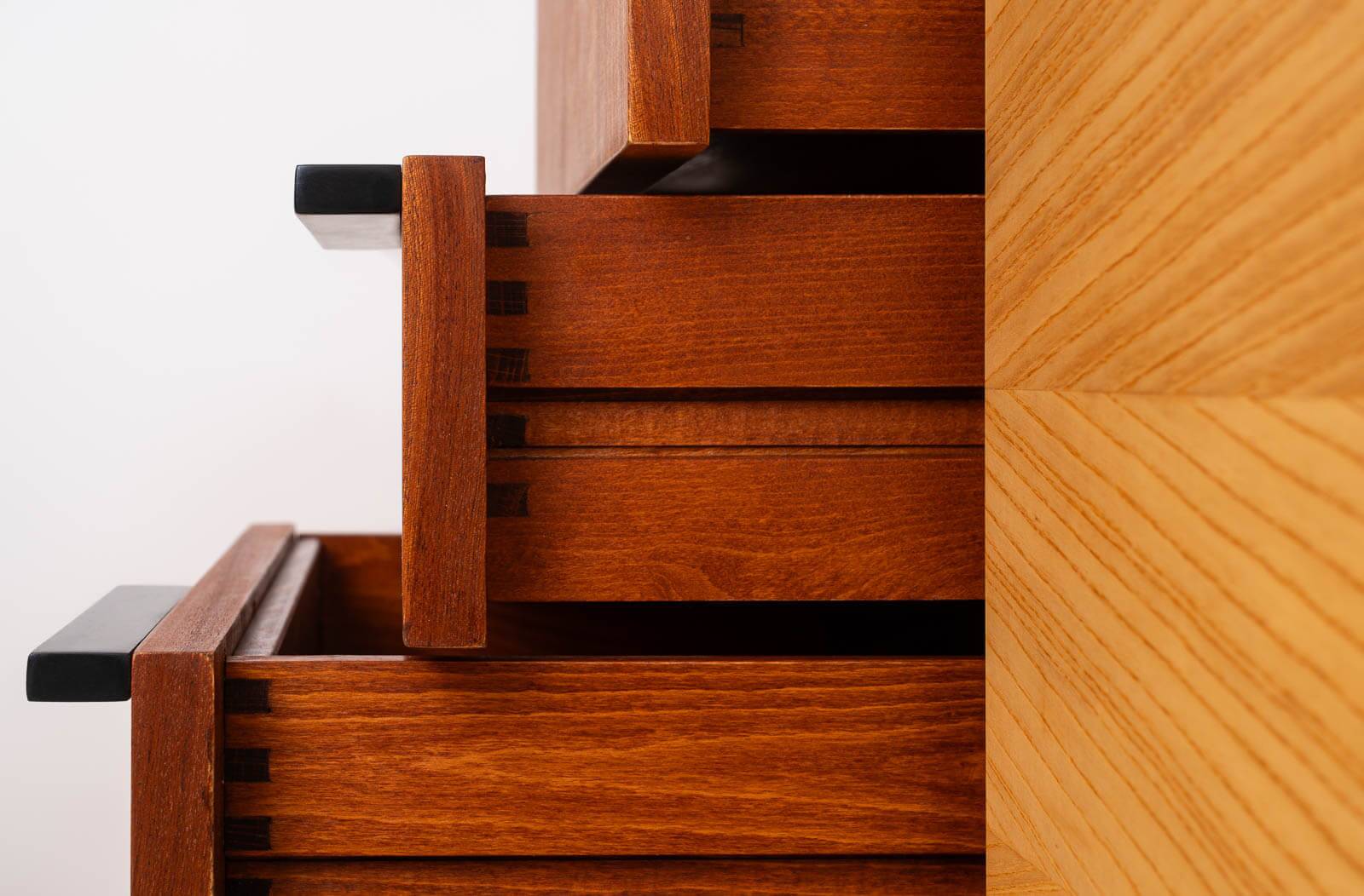 Vintage Mid Century Modern Sideboard by Frantisek Mezulanik, Up Zavody, 196