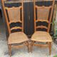 Paire de chaises de nourrice Louis Philippe