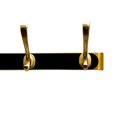 Regency style wall coat rack