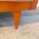 Commode vintage bois, galon blanc