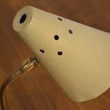 Perforated metal desk lamp 1950
