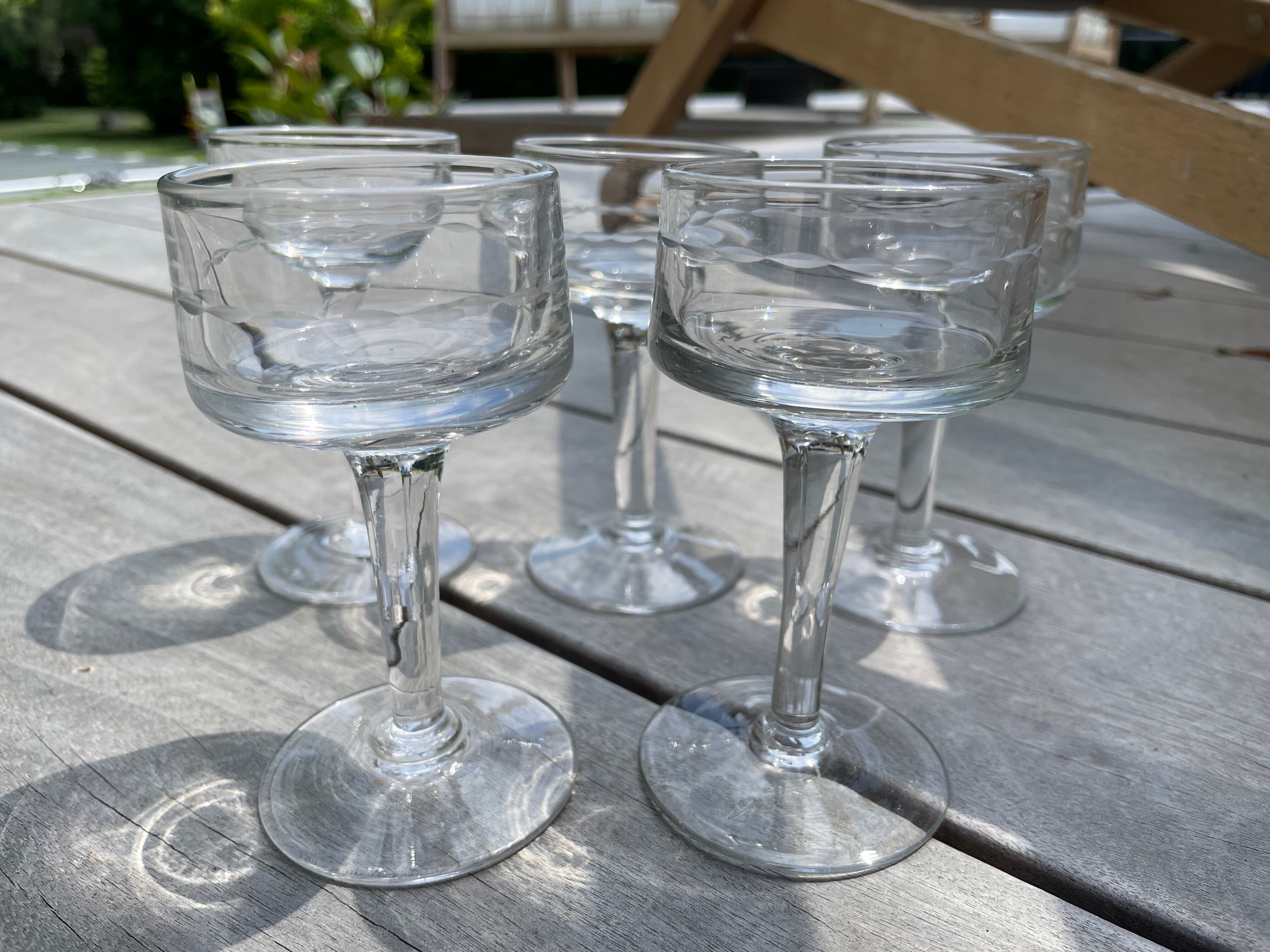 Set of 5 glasses