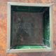 Pot cover in sheet metal and brass Art Nouveau Vienna Secession.