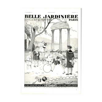 Vintage poster 30s Beautiful Gardener 30x40cm