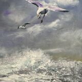 Tableau marine huile sur toile de robert lesselin