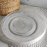 Clear dessert plates