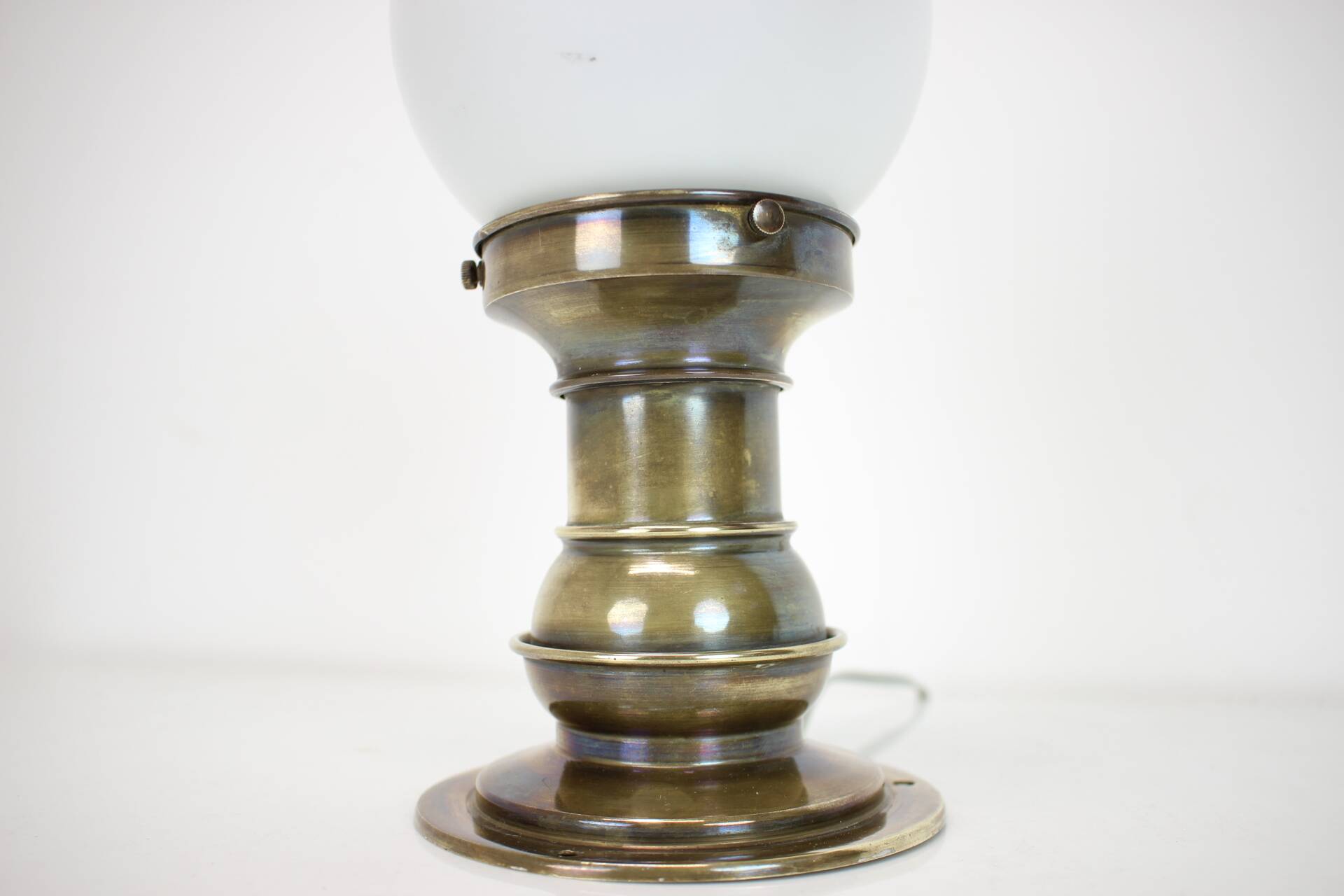 Lampe de table en laiton, Tchécoslovaquie 1930