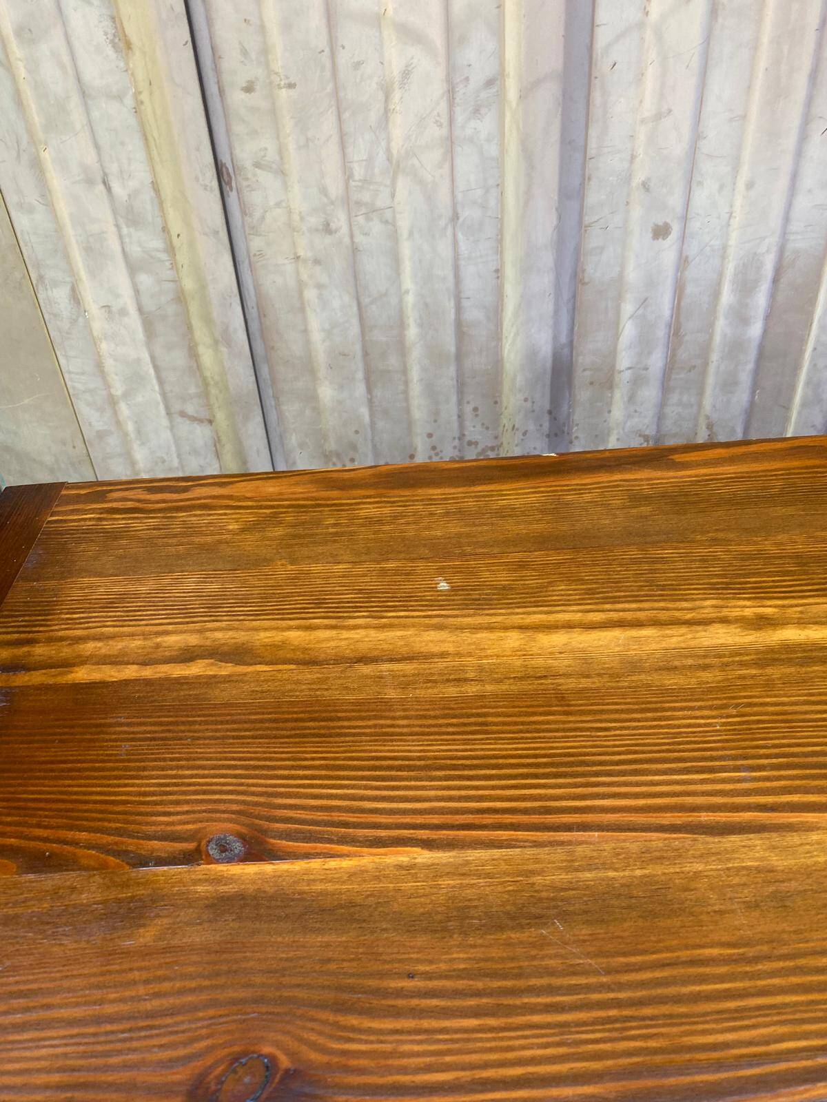 Louis Philippe vintage chest of drawers in solid wood from the 1950s.