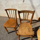 Set of 4 yellow bistro chairs