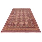 Antique red oriental style carpet in wool