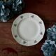 Plates and dish in genuine opaque Digoin Sarreguemines.