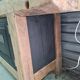 Old oak carpenter's workbench industrial furniture