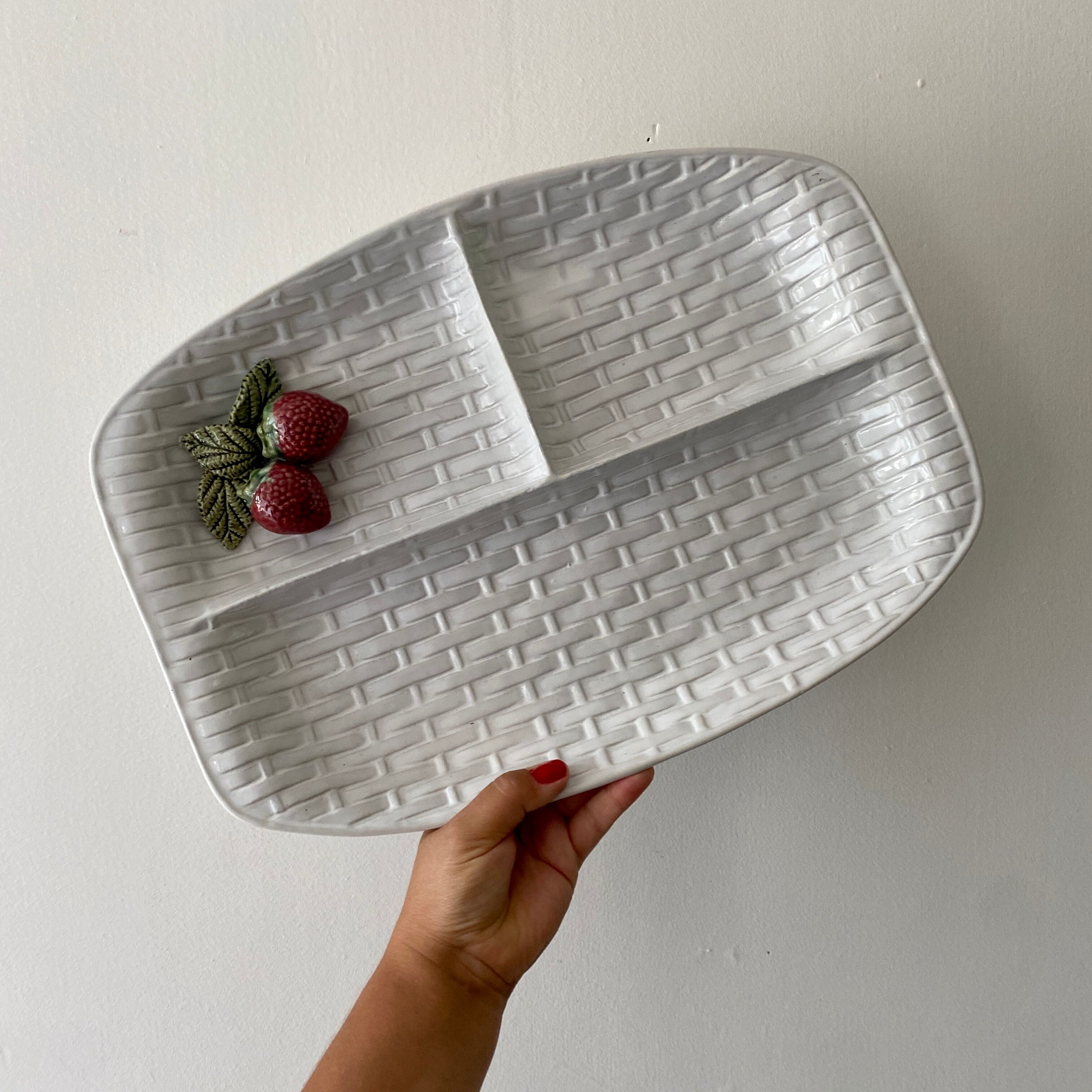 Vintage dish in slip