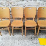 8 chairs bistro has high back 70 years