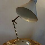 Gray metal diabolo lamp, 1950