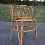 Rattan armchair