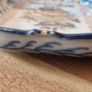 Plat à cake ou à harengs en faience de Royal Tichelaar Makkum