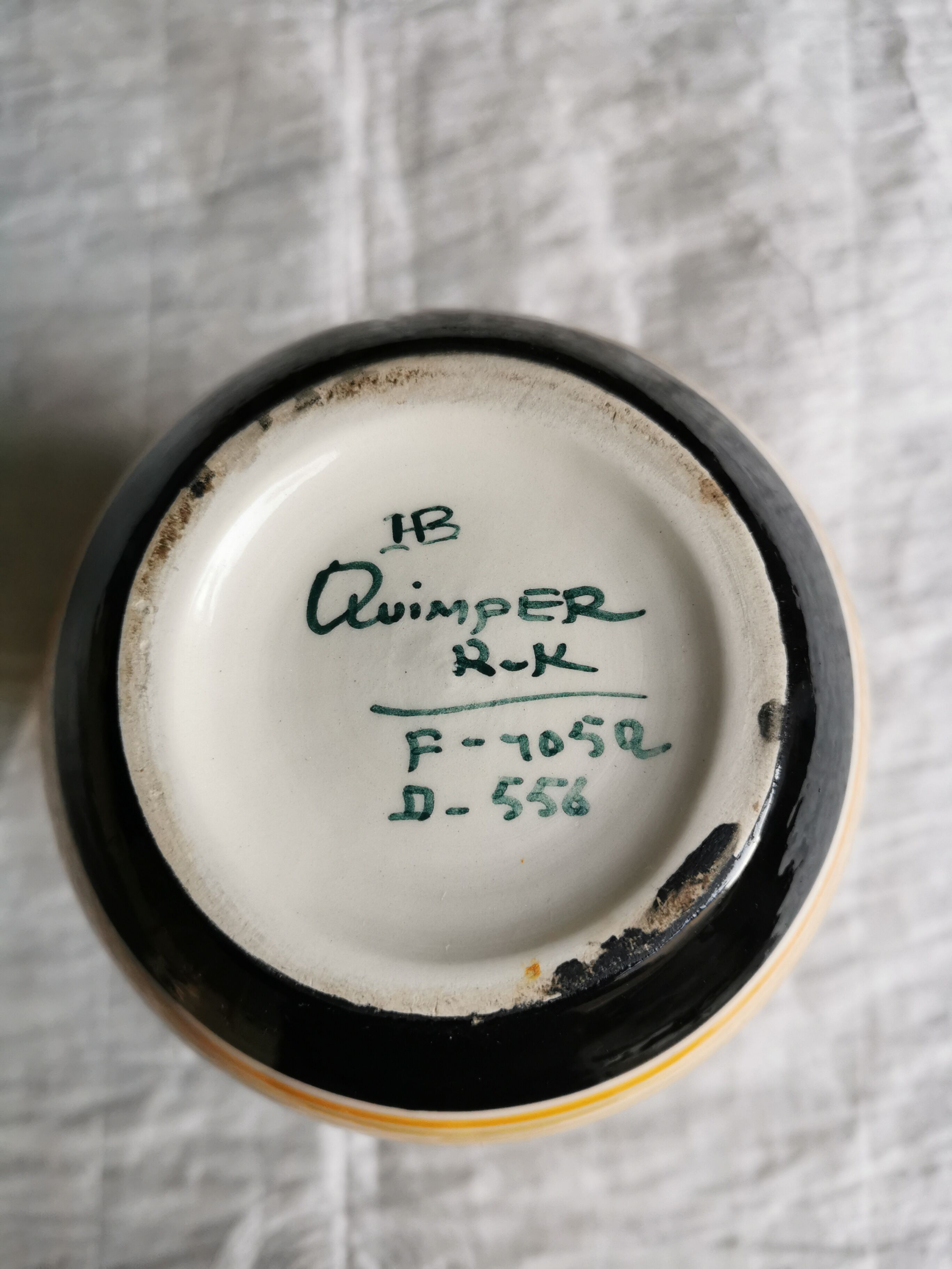 Vase en faience de quimper