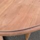 Renovated Louis Philippe round extendable dining table 110-200cm 19th century
