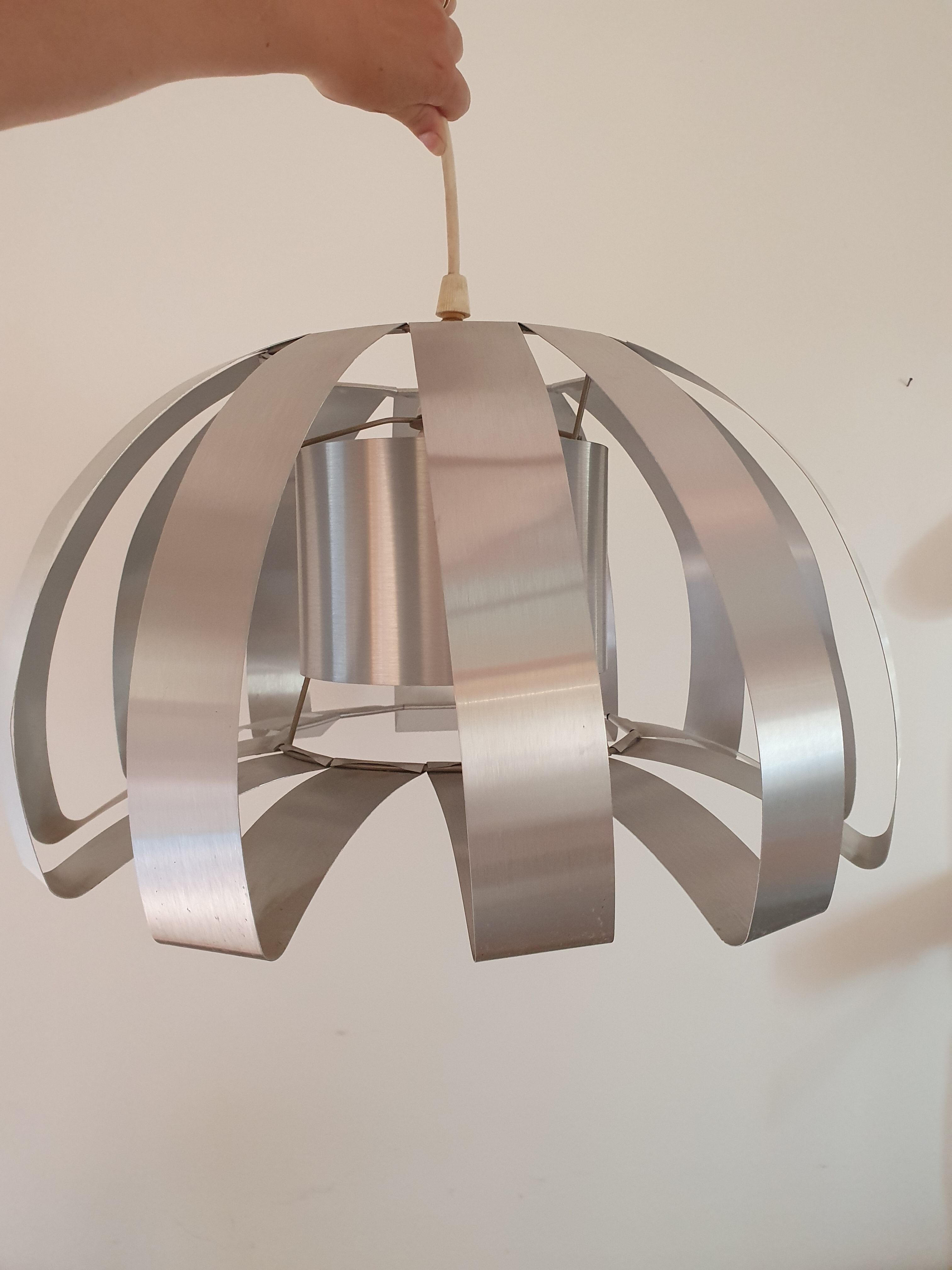 60' stainless steel pendant light