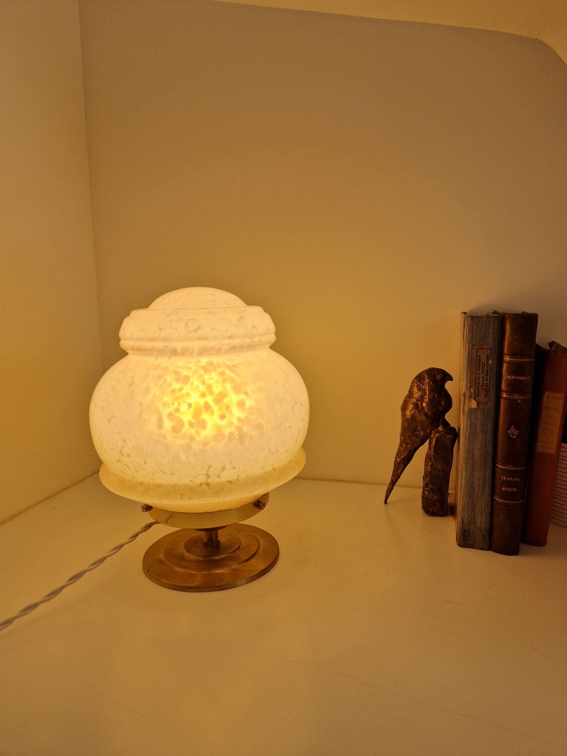 Clichy glass table lamp