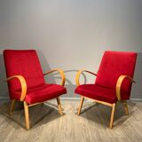 Paire de fauteuils jitona vintage