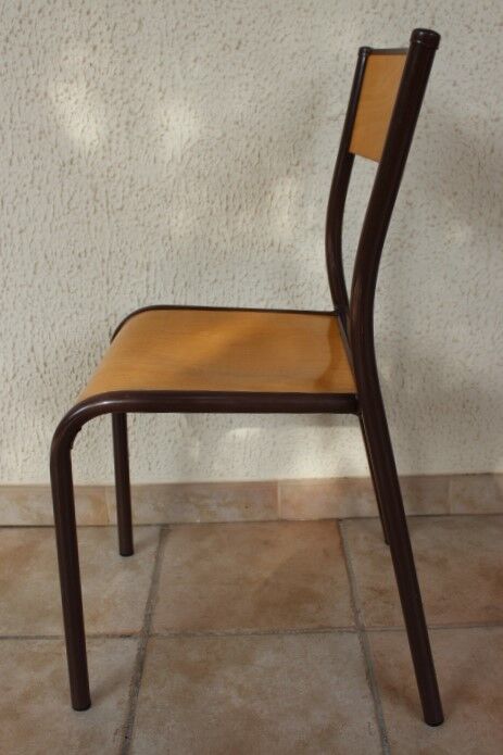 Pair of vintage Mullca school chairs