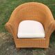 Pair of rattan chairs