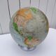Illuminated glass globe, Art Deco, vintage