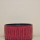 vintage red West Germany bowl flowerpot Jasba