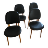 Set of 4 Pégase chairs – Pierre Gariche for Baumann – 1960s