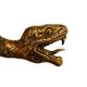 Pair of French Handcrafted Brass Snake Door Pull Handles, 1960s