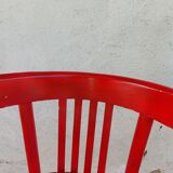 Red baumann chairs