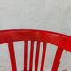 Chaises baumann rouges