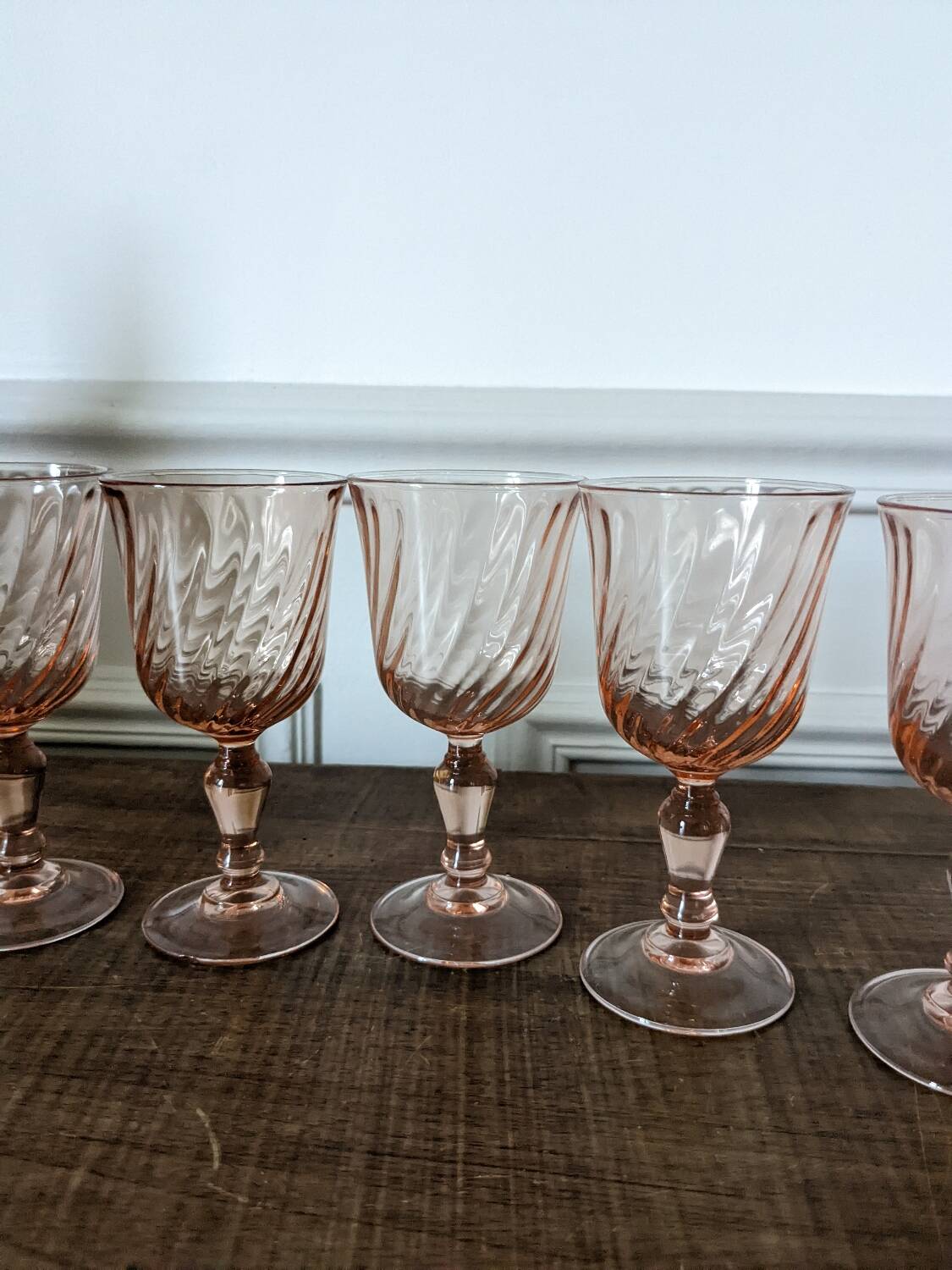 Eight Rosaline glasses