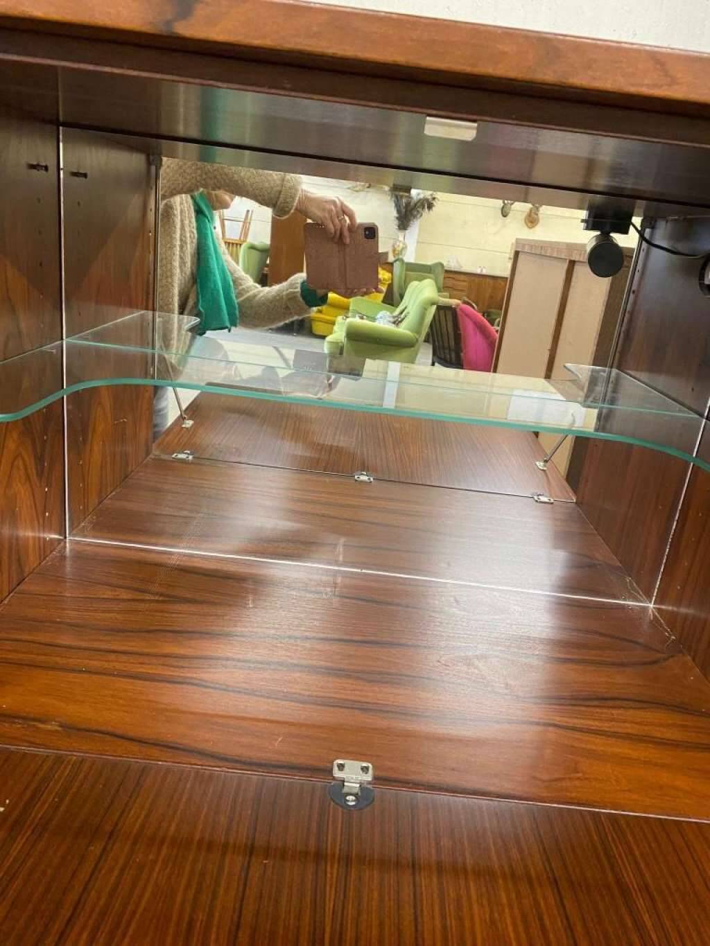 Vintage wooden furniture / bar furniture / showcase