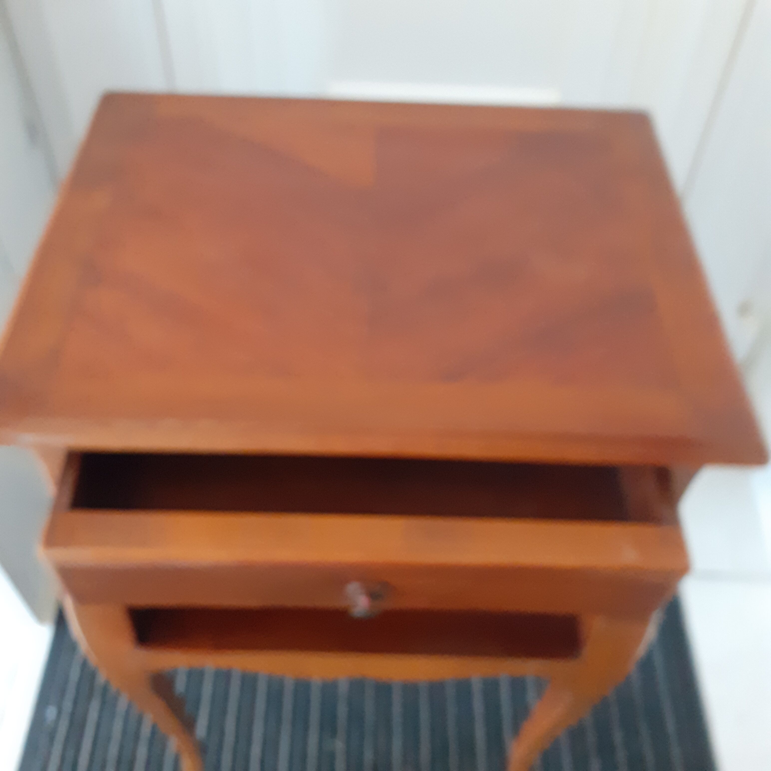 Cherry tree beside table