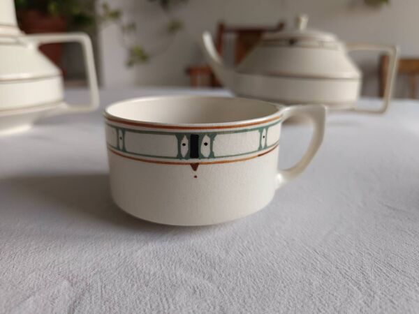 Service à thé et café terre de fer