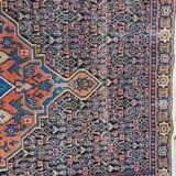 Tapis ancien persan d’orient senneh fait main 102x139 cm