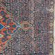 Senneh handmade ancient Persian Oriental carpet 102x139 cm