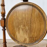 70s coffee table in walnut with closable shelves